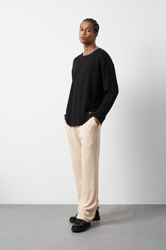 Stretch Modal Fabric Baggy Men's Pants