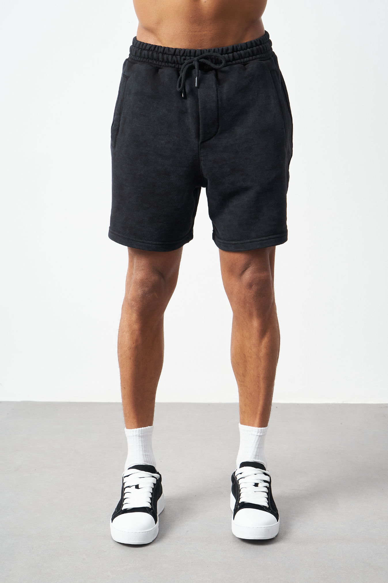 3-Ply Effect Washed Bermuda Men's Shorts