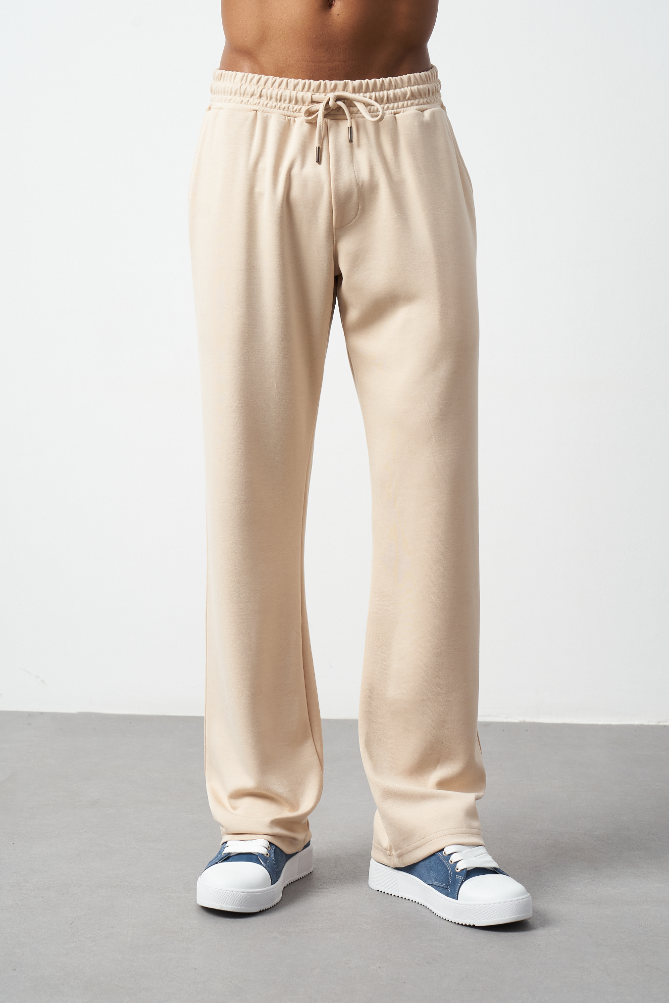 Stretch Modal Fabric Baggy Men's Pants