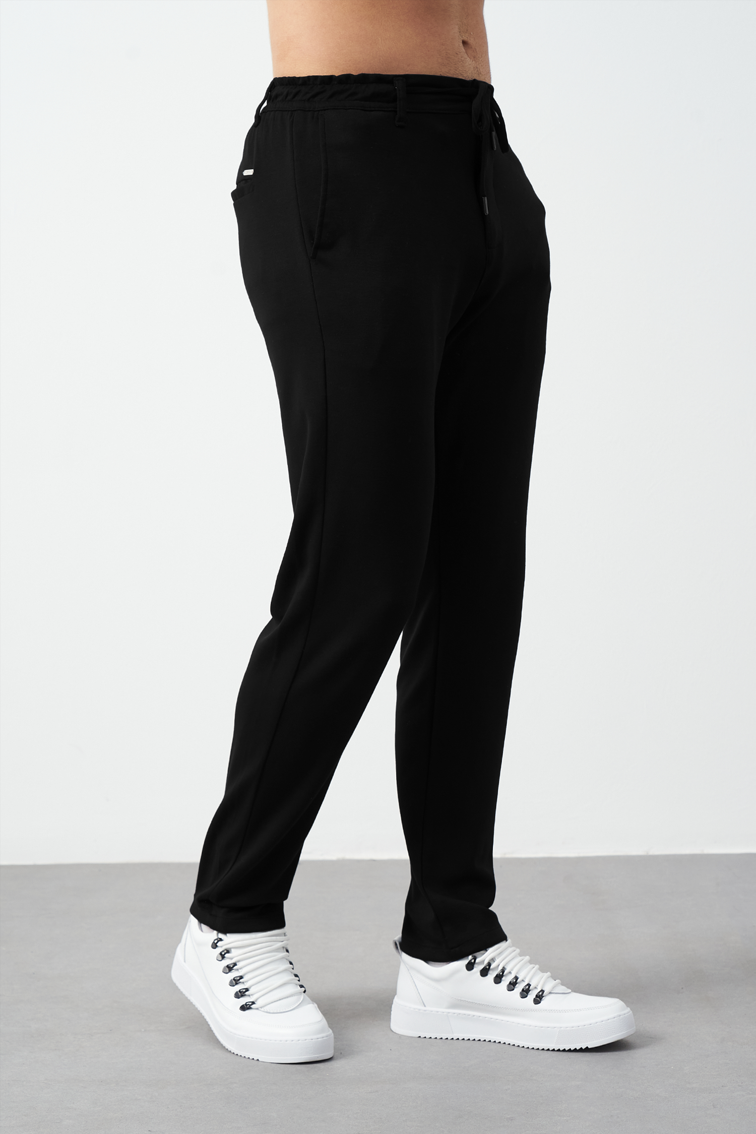 Stretch Modal Fabric Regular Fit Men's Trousers