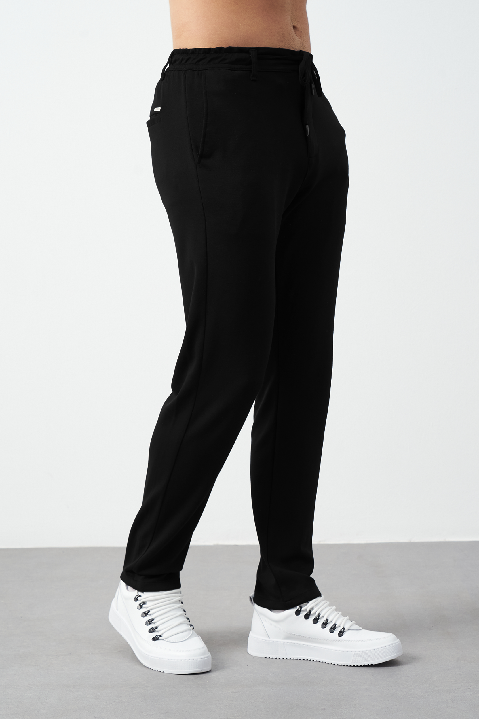 Stretch Modal Fabric Regular Fit Men's Trousers