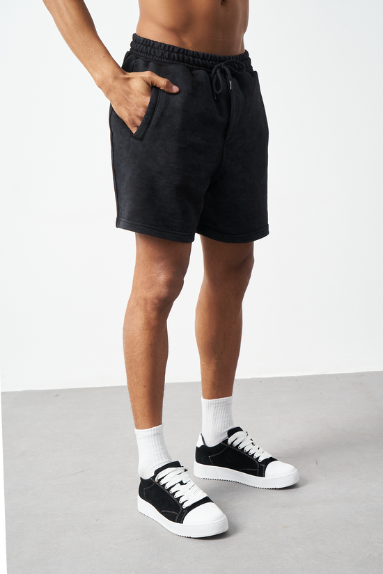 3-Ply Effect Washed Bermuda Men's Shorts