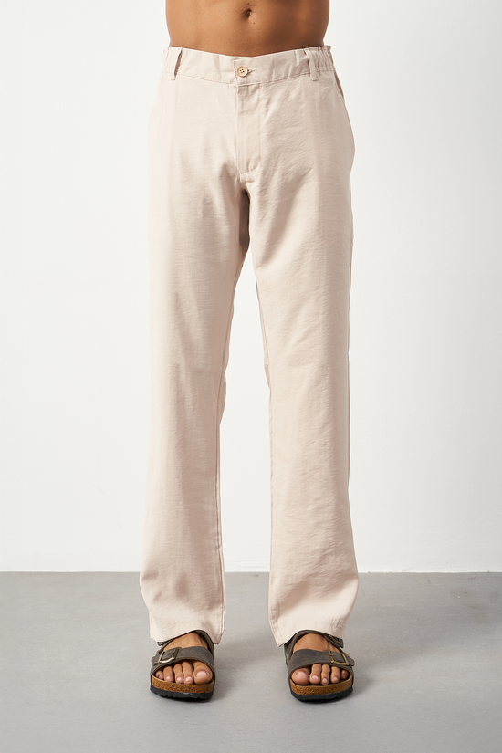 Suede Patterned Modal Baggy Men's Pants