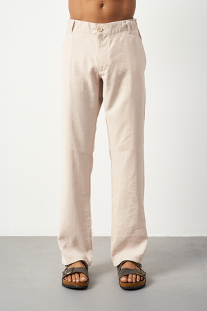 Suede Patterned Modal Baggy Men's Pants