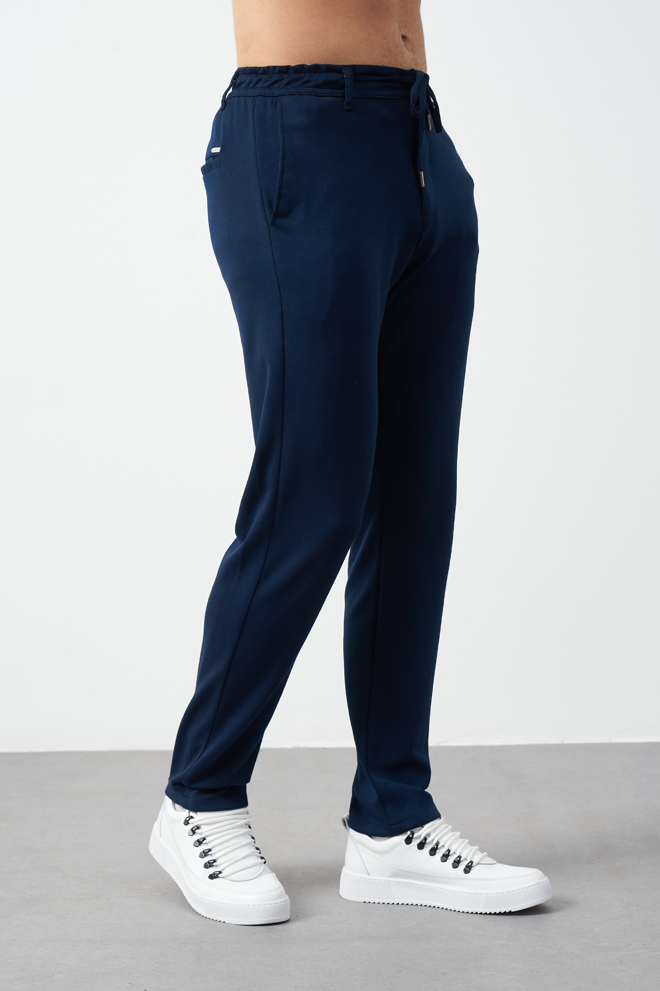 Stretch Modal Fabric Regular Fit Men's Trousers