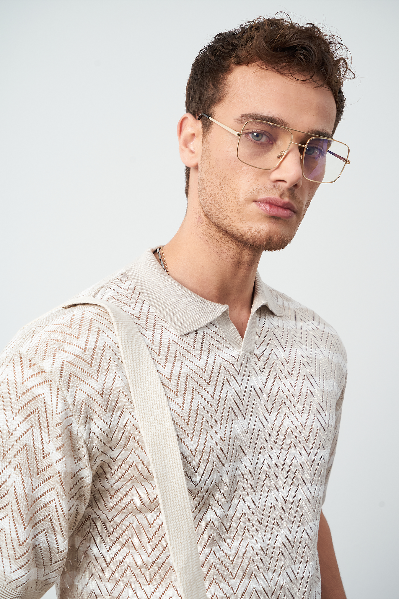 Striped Regular Fit Fine Knit Men's T-Shirt