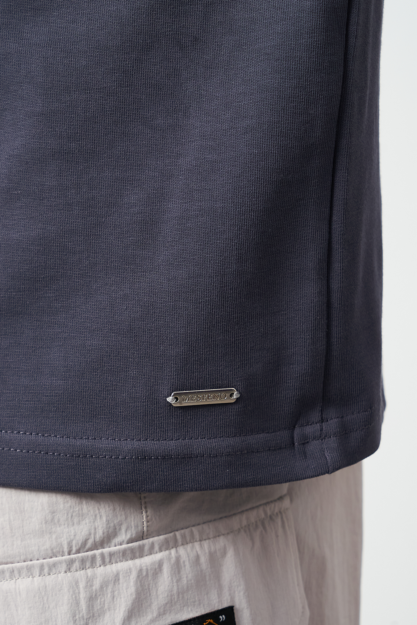 Oversized Stitch Detailed Premium Basic T-Shirt