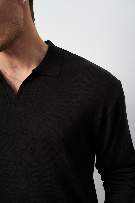 Long Sleeve Oversized Fine Knit Men’s Sweater