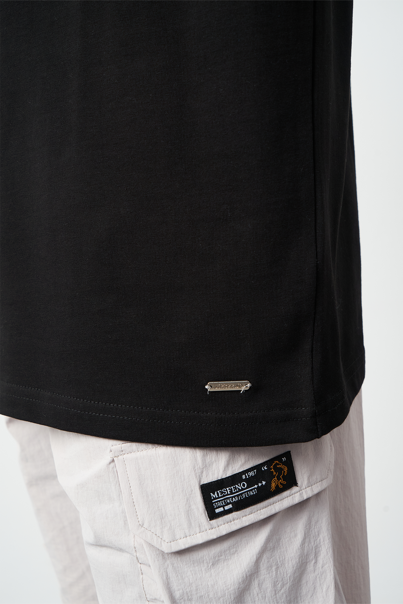 Oversized Stitch Detailed Premium Basic T-Shirt