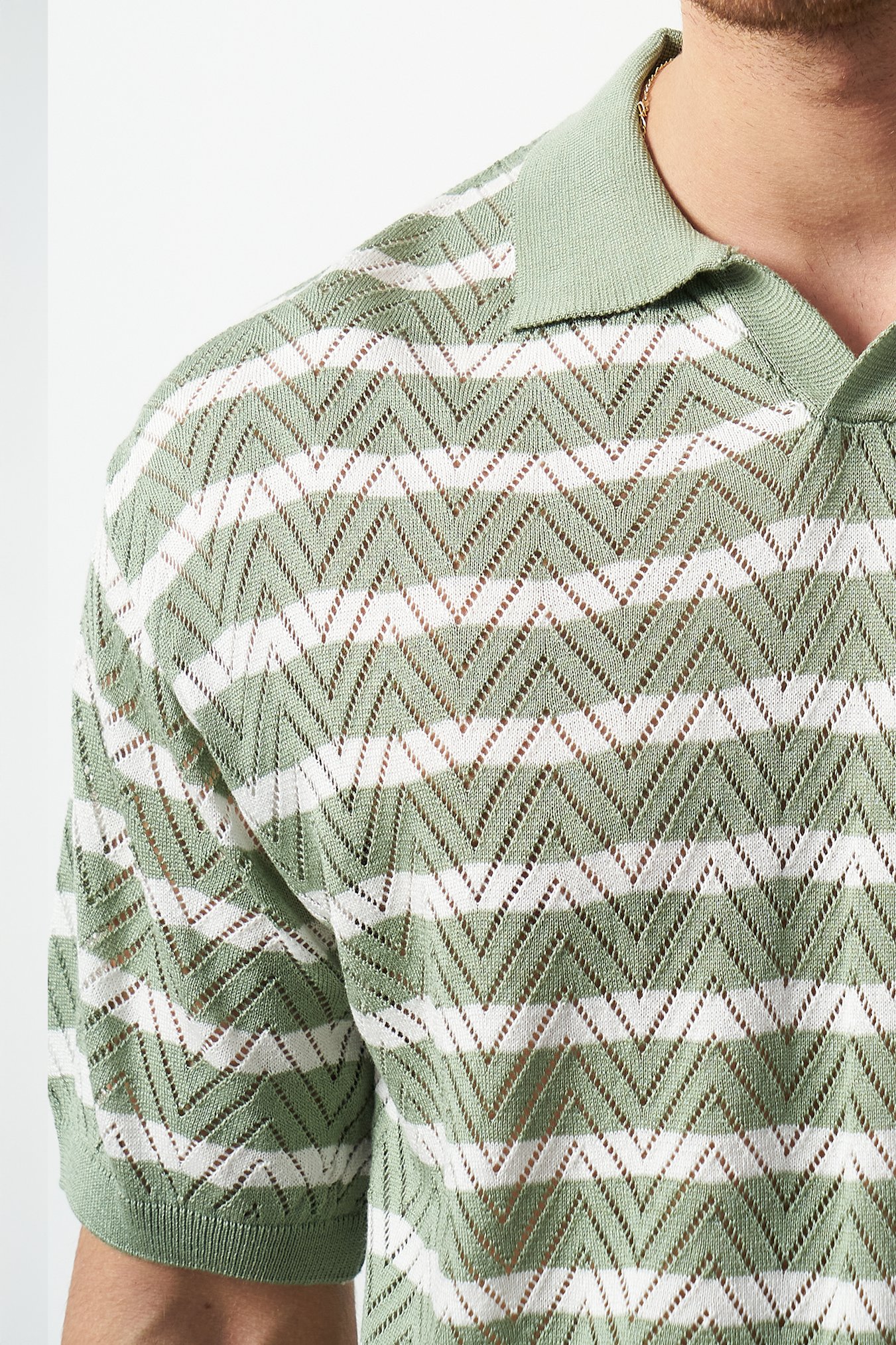 Striped Regular Fit Fine Knit Men's T-Shirt