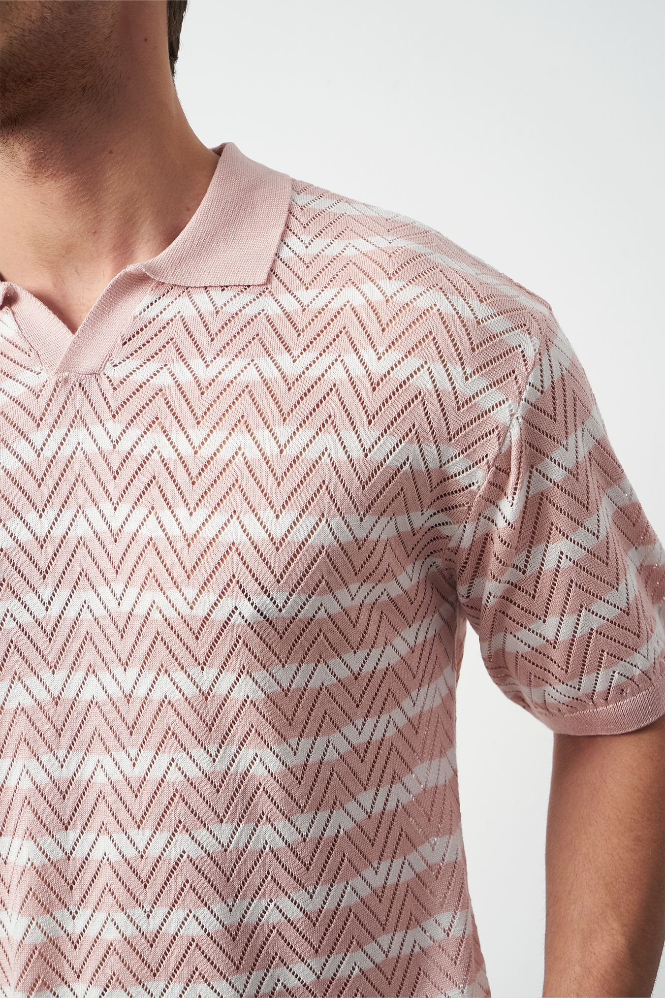 Striped Regular Fit Fine Knit Men's T-Shirt