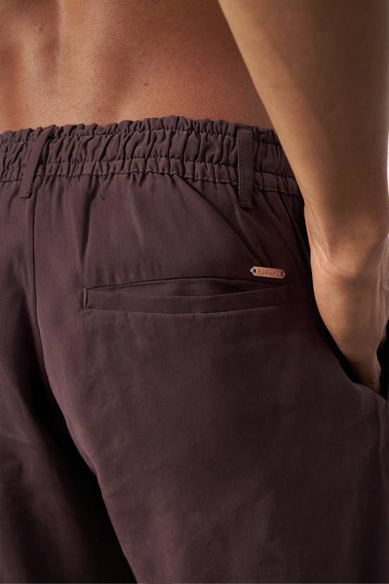 Suede Patterned Modal Baggy Men's Pants