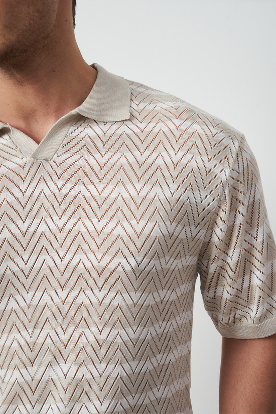 Striped Regular Fit Fine Knit Men's T-Shirt