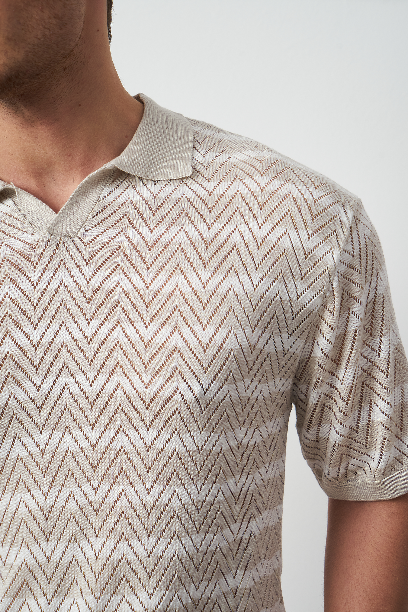 Striped Regular Fit Fine Knit Men's T-Shirt