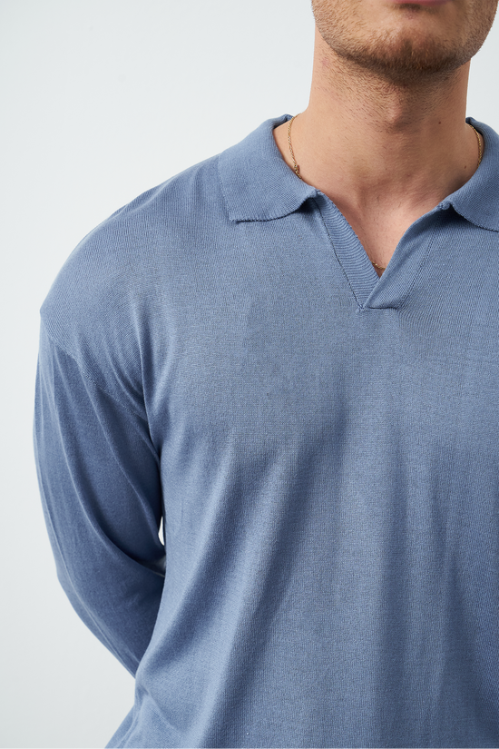 Long Sleeve Oversized Fine Knit Men’s Sweater