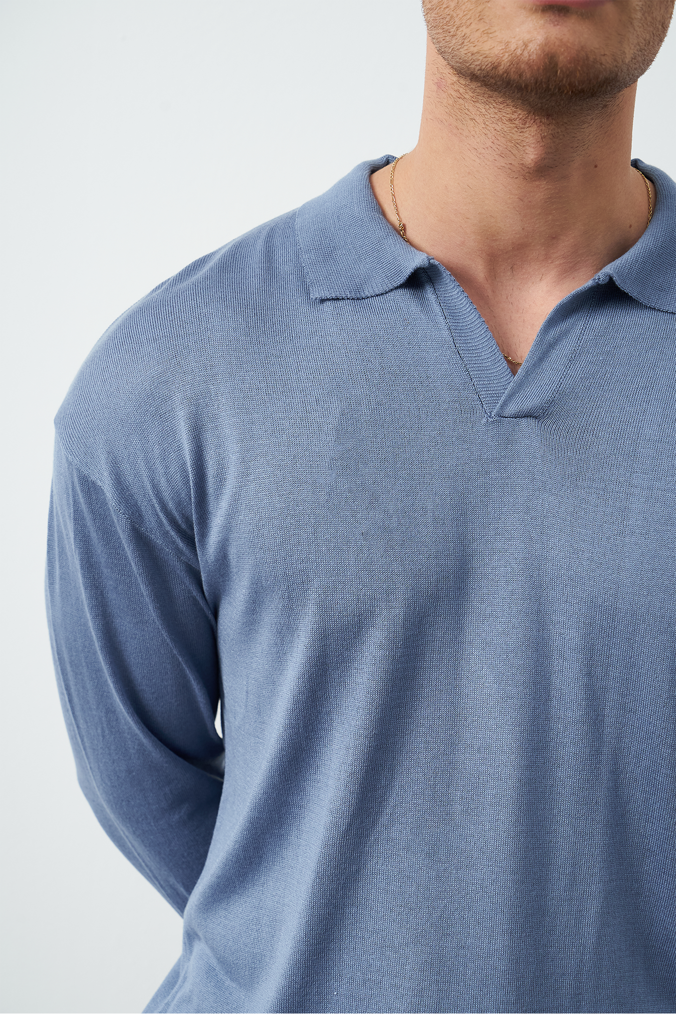 Long Sleeve Oversized Fine Knit Men’s Sweater