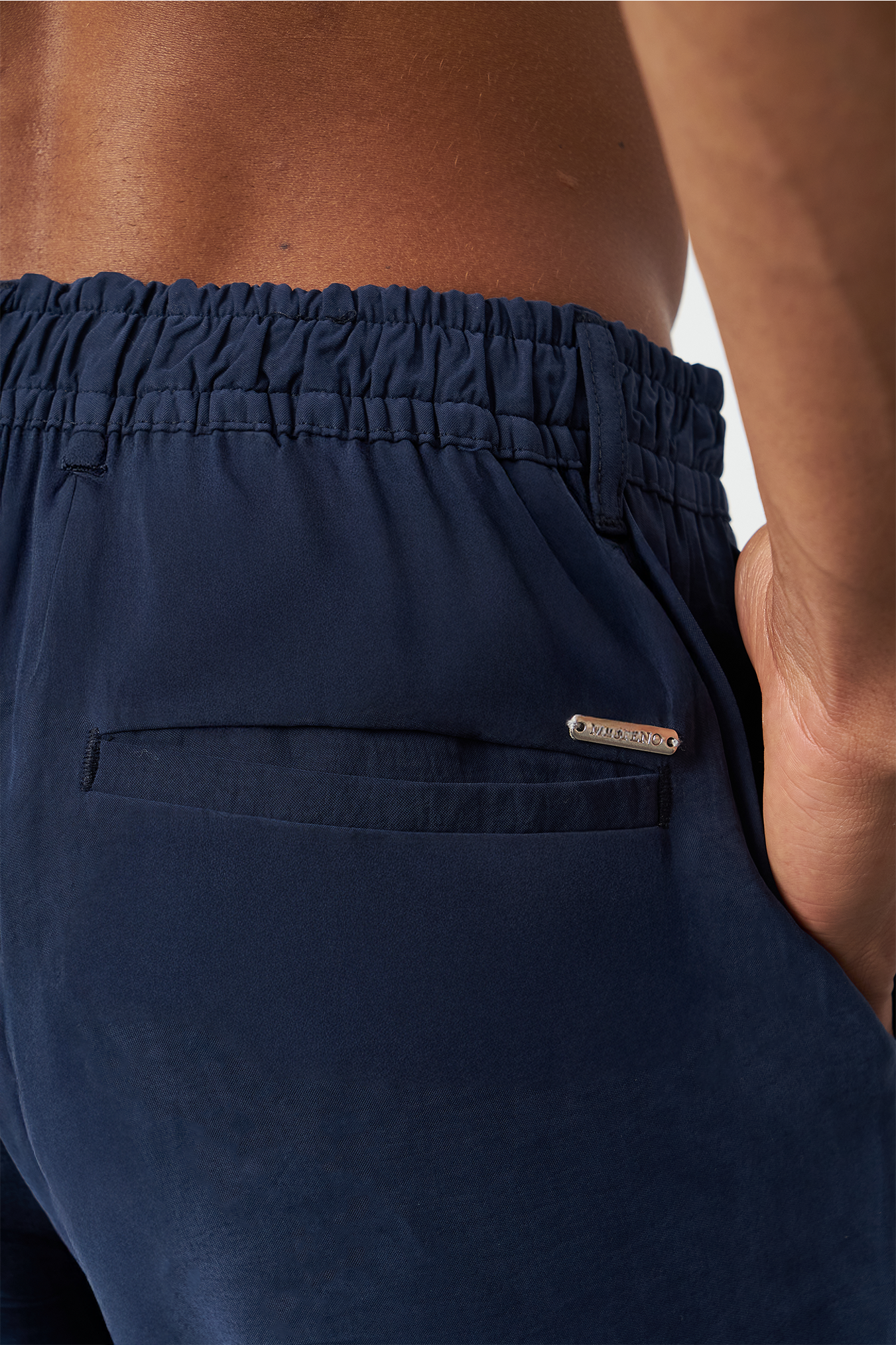Suede Patterned Modal Baggy Men's Pants