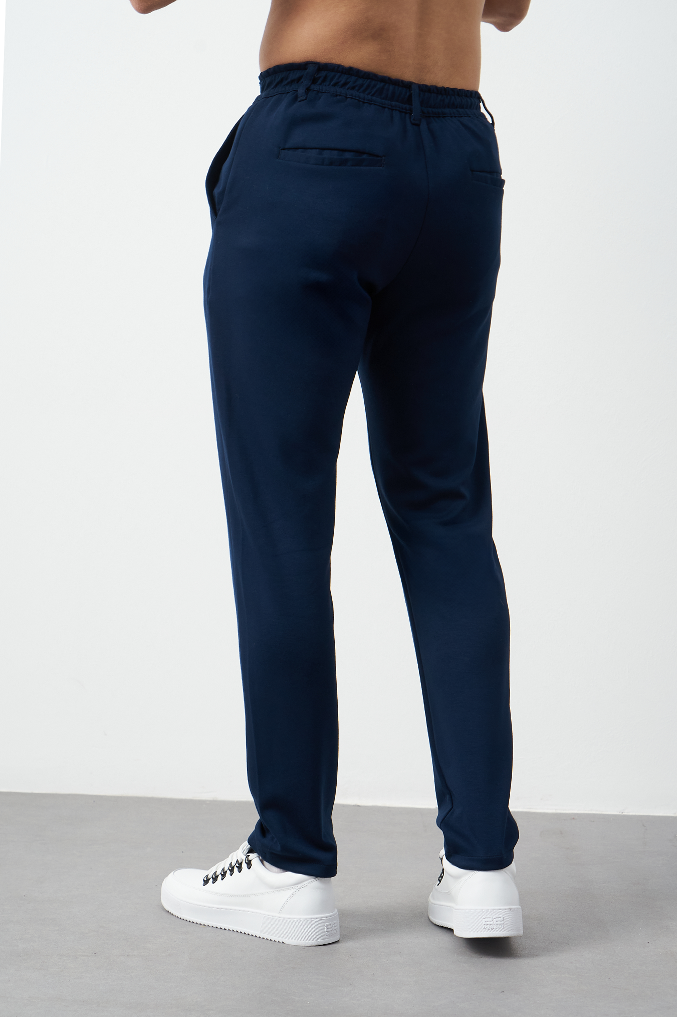 Stretch Modal Fabric Regular Fit Men's Trousers