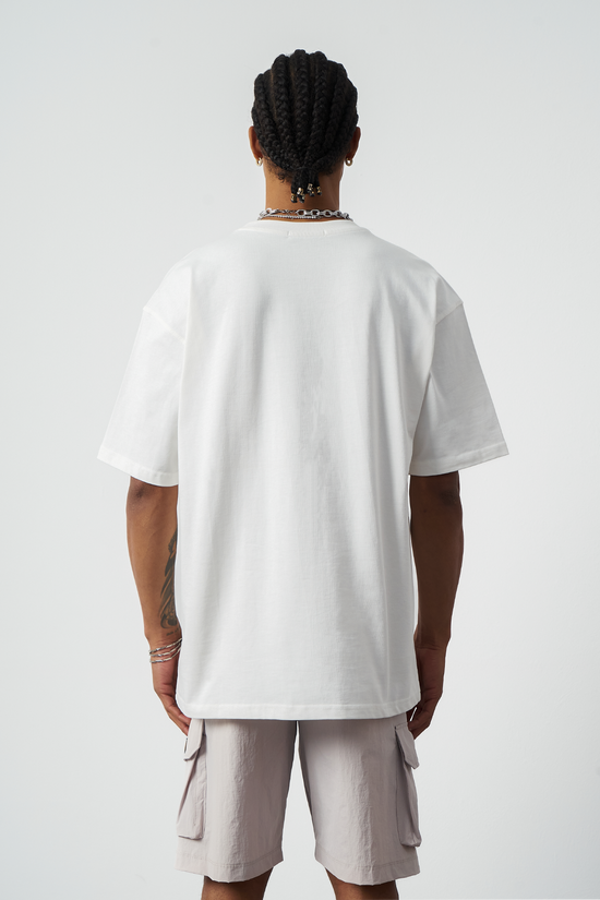 Oversized Stitch Detailed Premium Basic T-Shirt