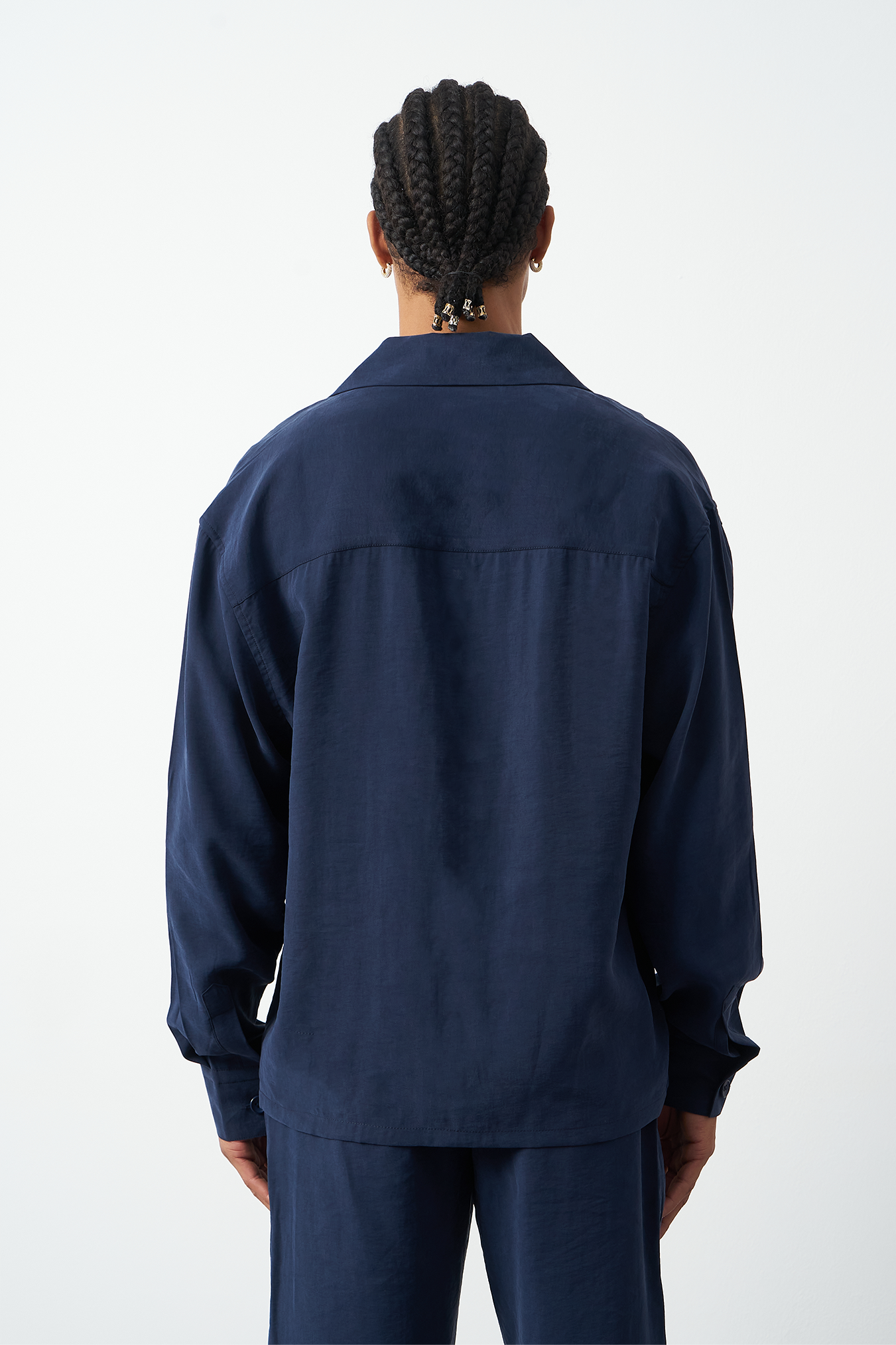 Suede Patterned Modal Thick Fabric Men's Shirt