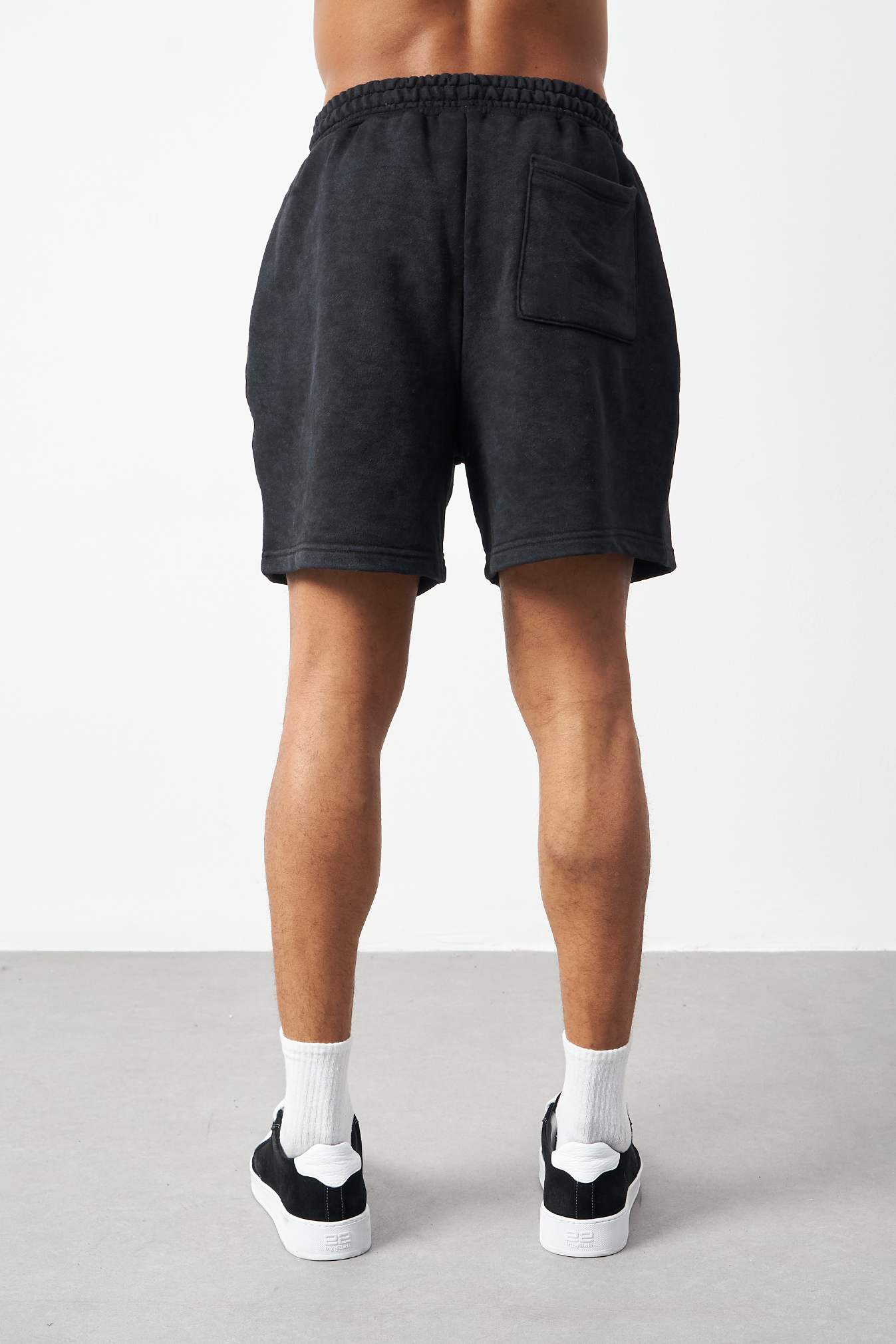 3-Ply Effect Washed Bermuda Men's Shorts