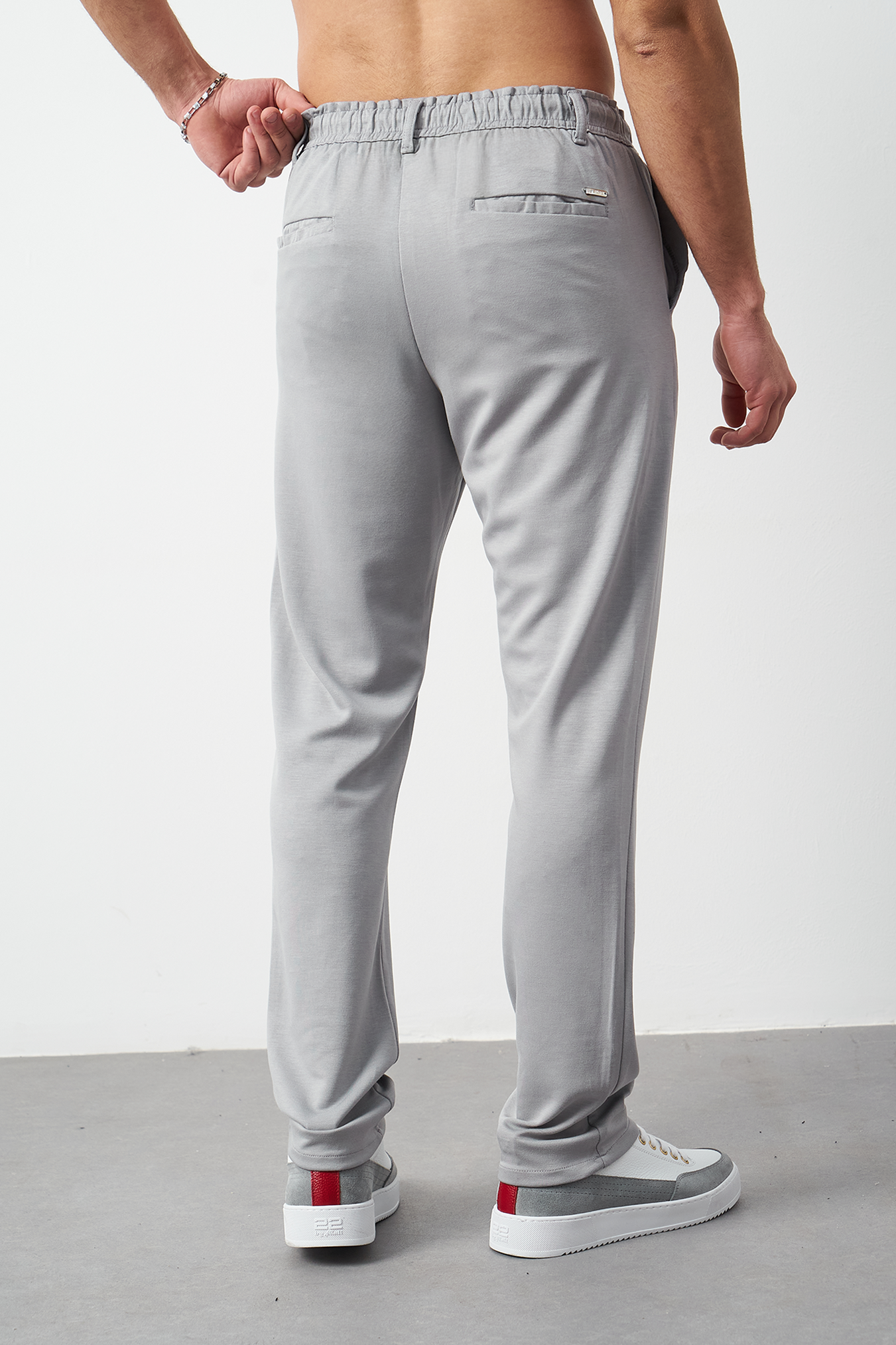 Stretch Modal Fabric Regular Fit Men's Trousers