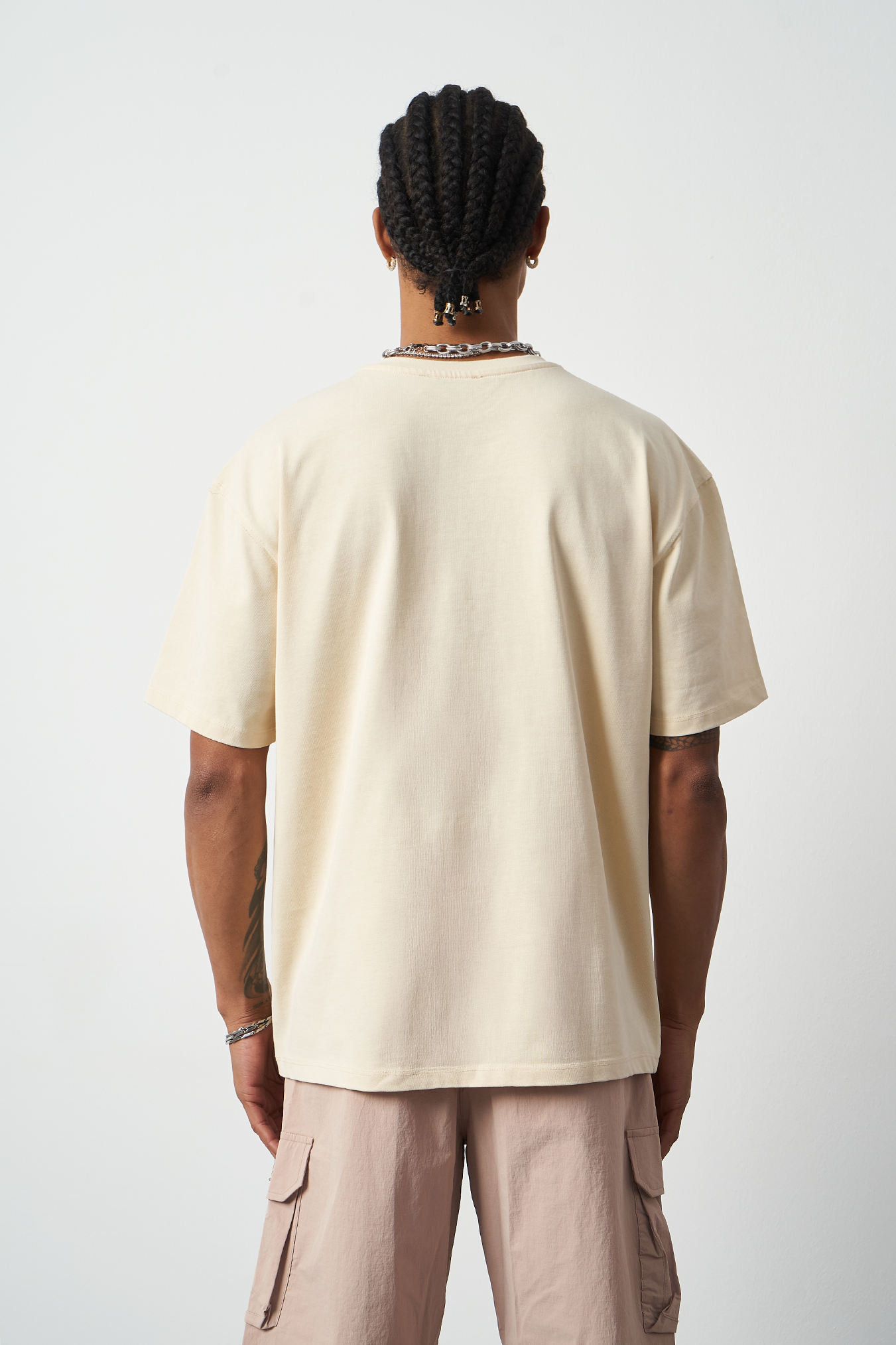 Distressed Washed Boxy Fit Premium T-Shirt