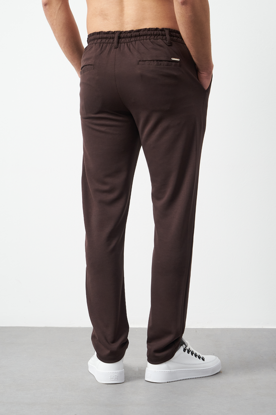 Stretch Modal Fabric Regular Fit Men's Trousers