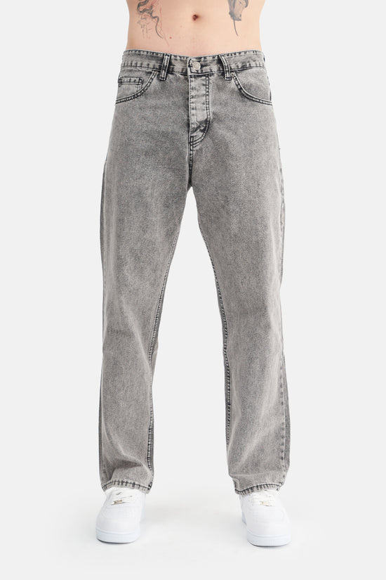 Mesfeno Men's Basic Baggy Loose Fit Denim Pants