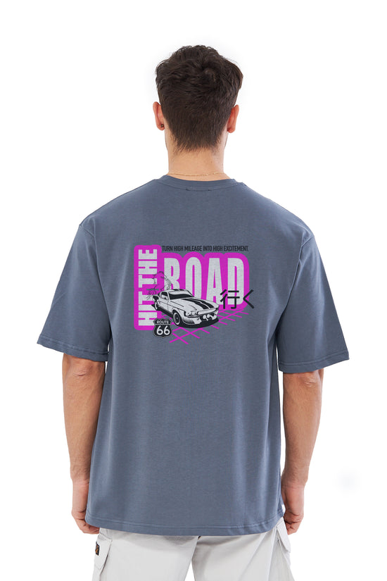 Mesfeno Men’s Off Road Printed Oversized T-Shirt