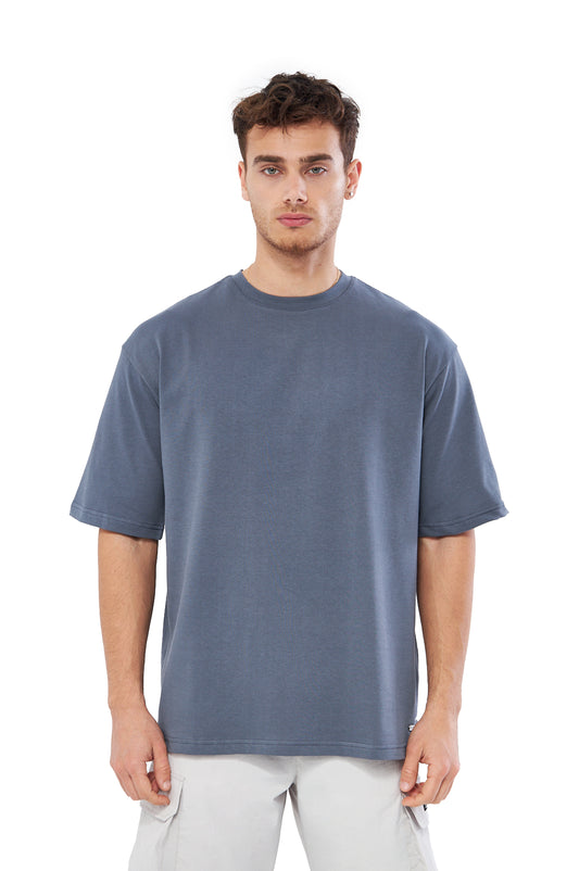Mesfeno Men’s Jesus Printed Oversized Organic Heavyweight Fabric T-Shirt