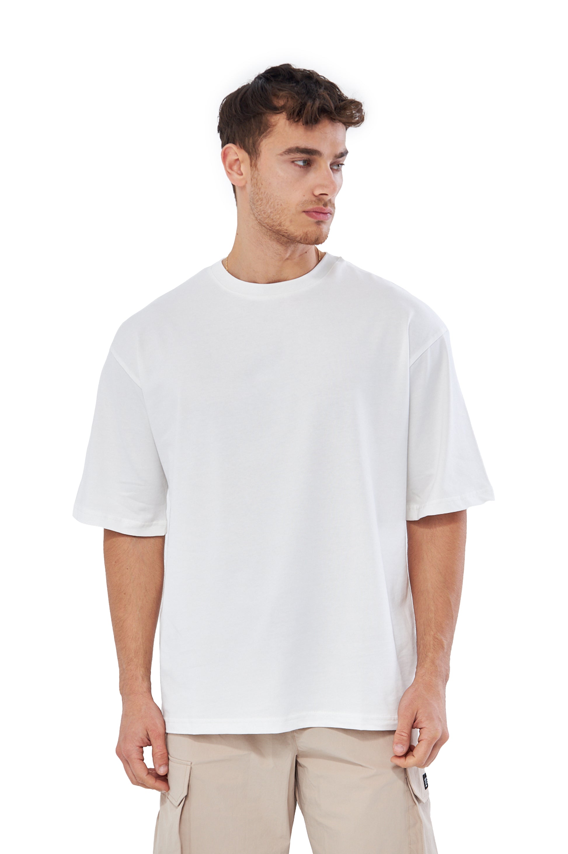 Mesfeno Men’s Jesus Printed Oversized Organic Heavyweight Fabric T-Shirt