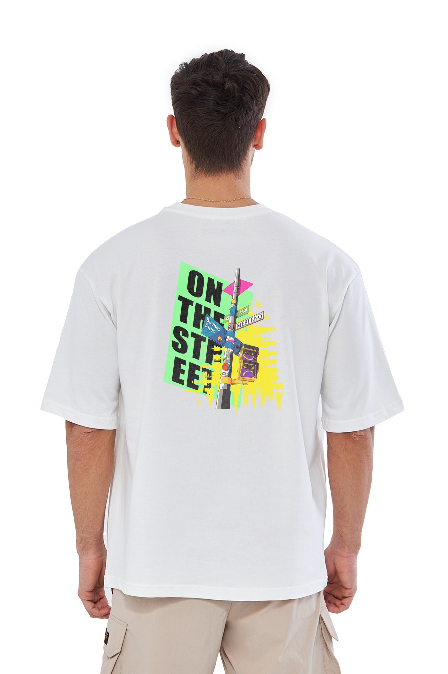 Mesfeno Men’s Oneway Printed T-Shirt