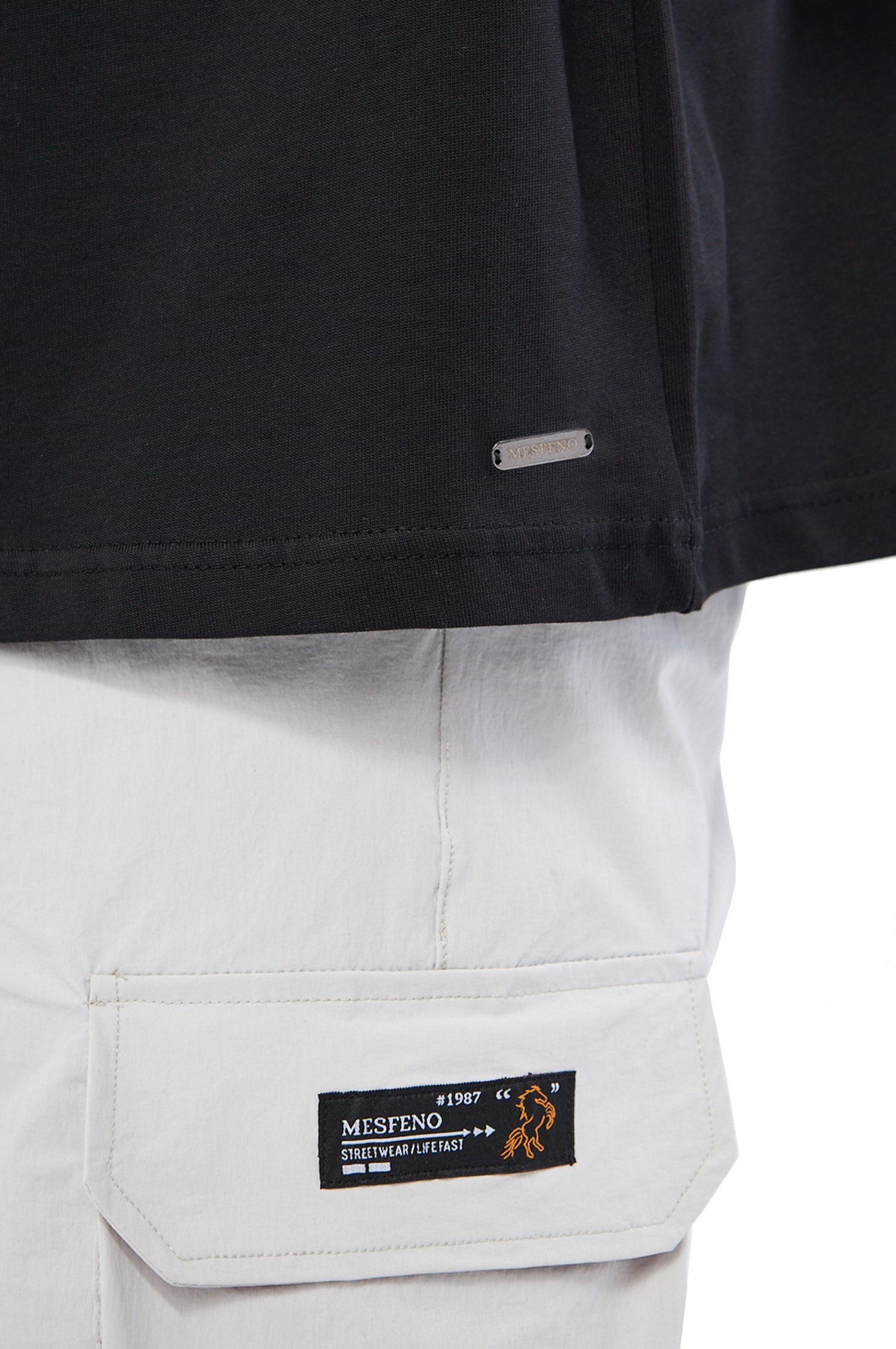 Mesfeno Men’s Oversized Heavyweight Fabric T-Shirt