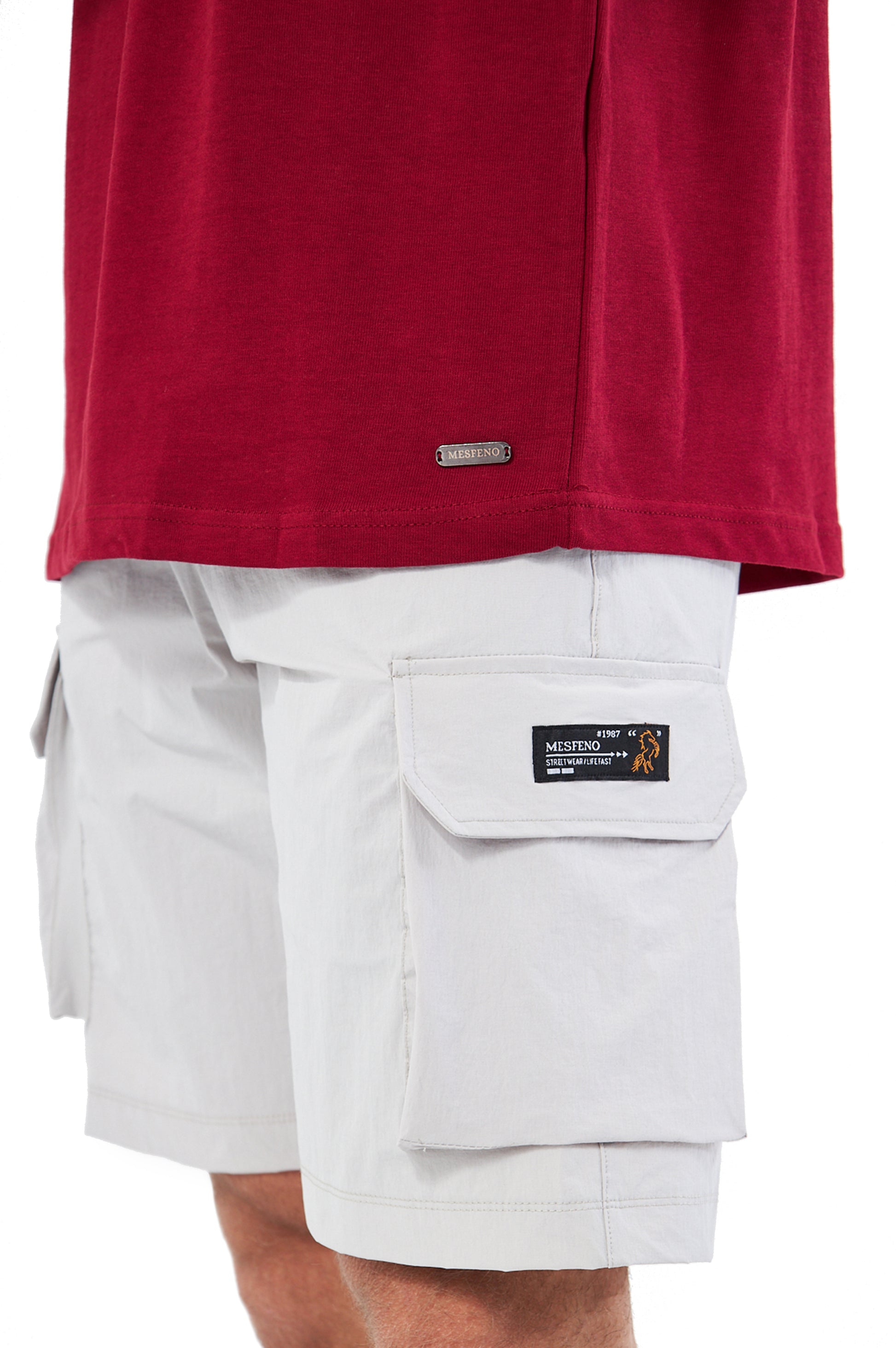 Mesfeno Men’s Oversized Heavyweight Fabric T-Shirt