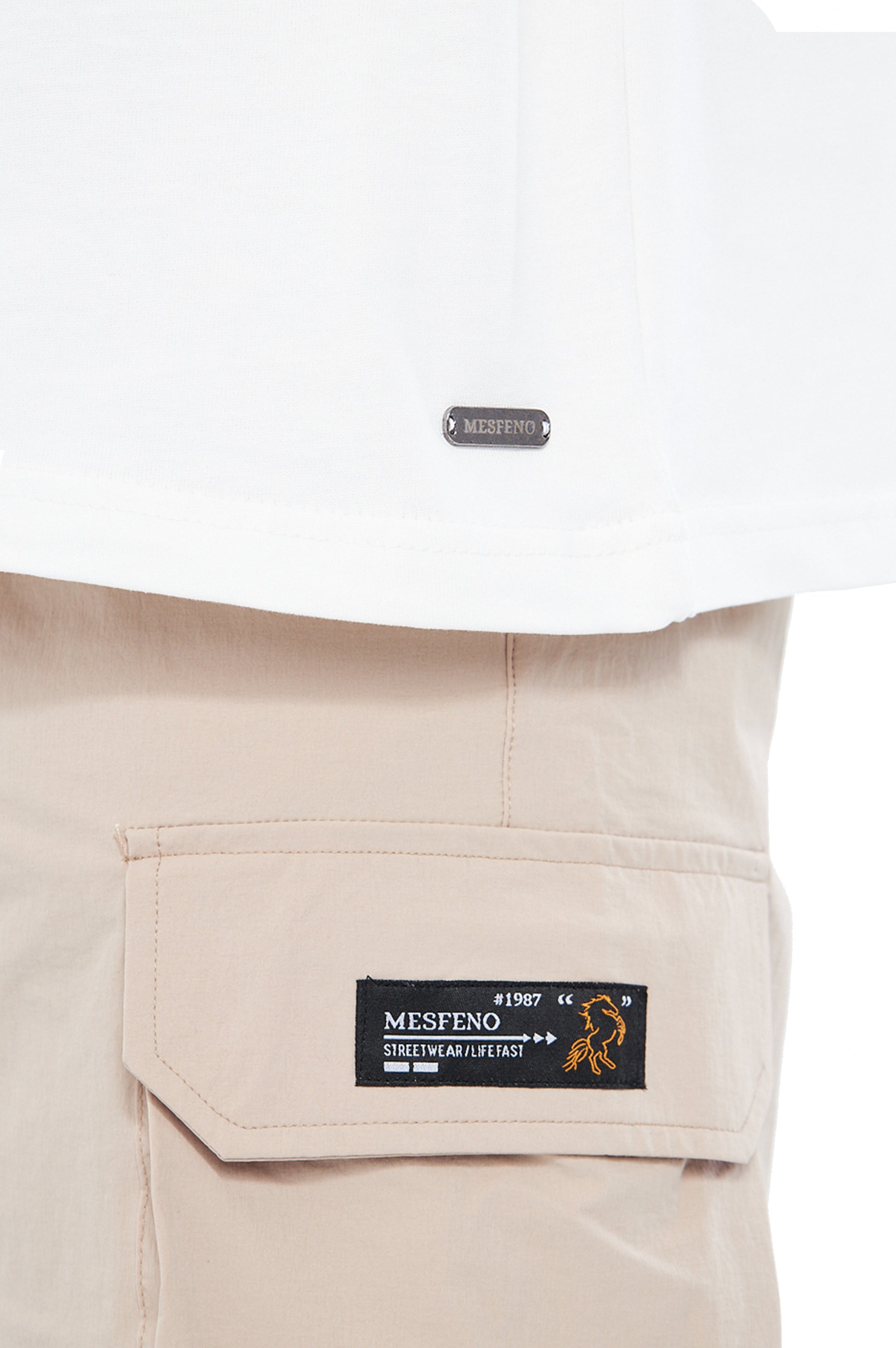 Mesfeno Men’s Oversized Heavyweight Fabric T-Shirt