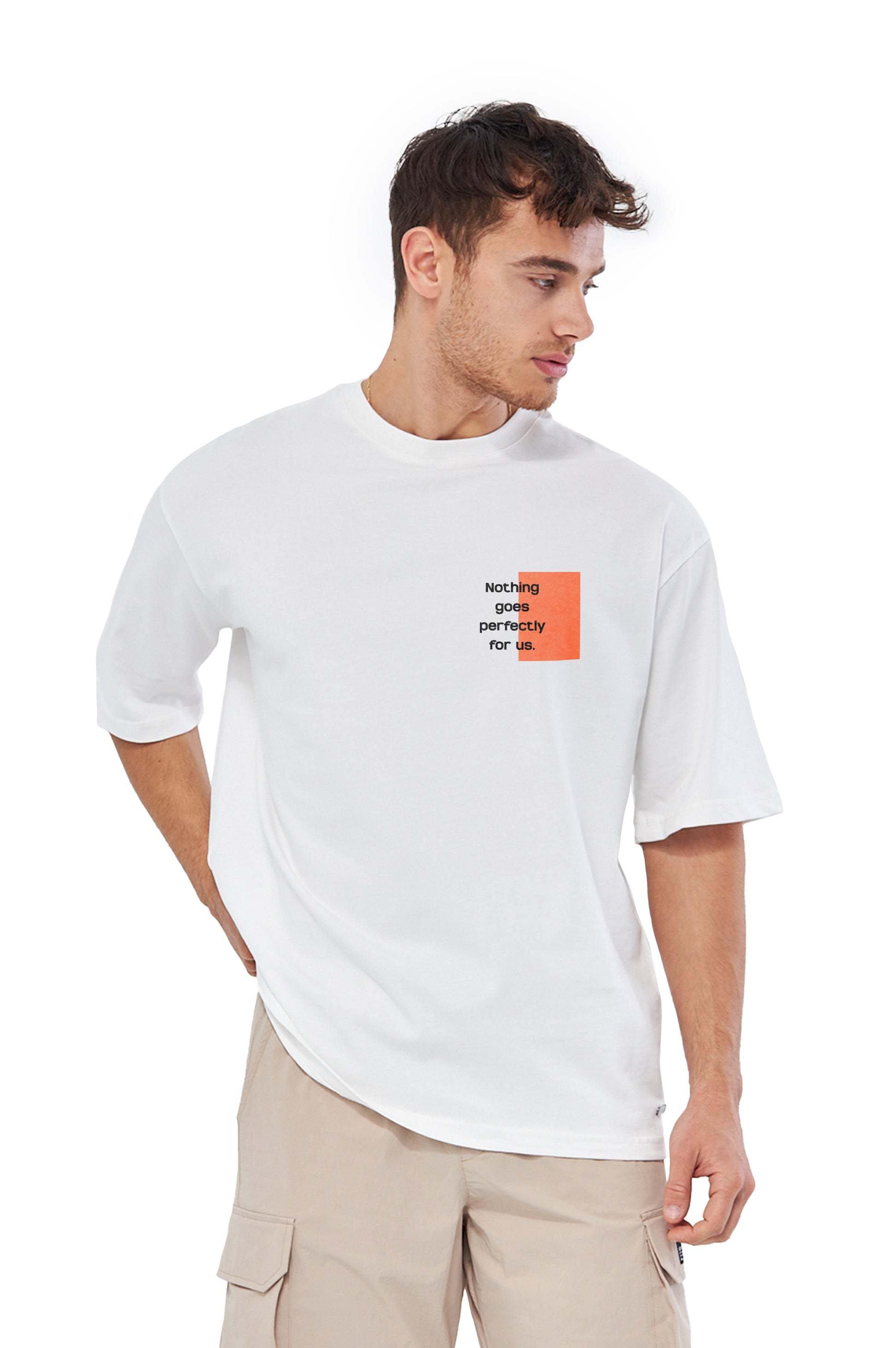 Mesfeno Men’s Oversized Heavyweight Fabric T-Shirt