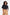 Mesfeno Women's Basic Oversize Thick Fabric Crop T-Shirt