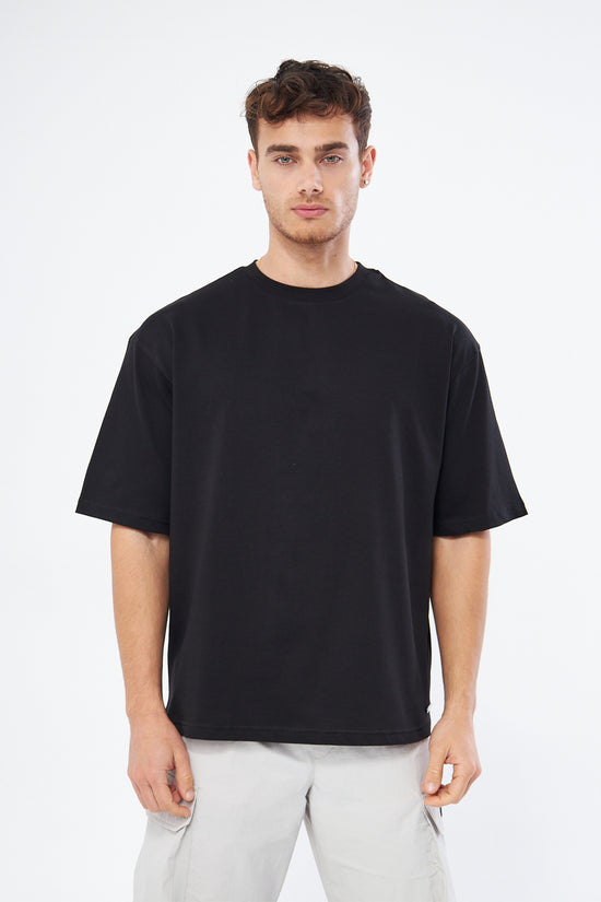 Mesfeno Men’s Basic Oversized Cotton Crew Neck Heavyweight T-Shirt