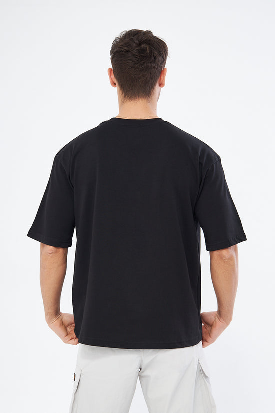 Mesfeno Men’s Basic Oversized Cotton Crew Neck Heavyweight T-Shirt