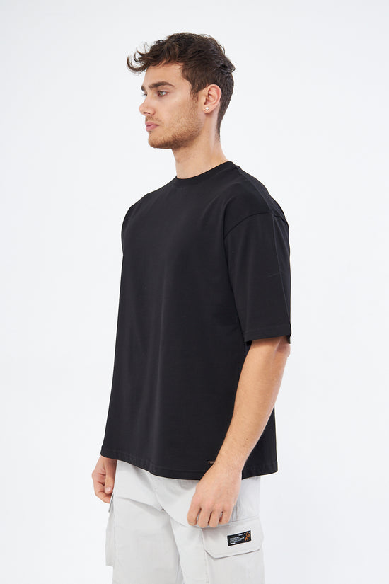 Mesfeno Men’s Basic Oversized Cotton Crew Neck Heavyweight T-Shirt
