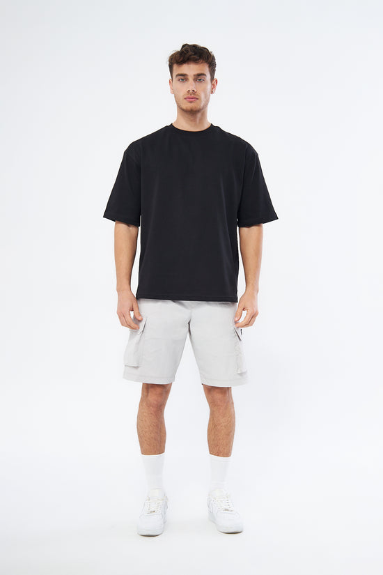 Mesfeno Men’s Basic Oversized Cotton Crew Neck Heavyweight T-Shirt