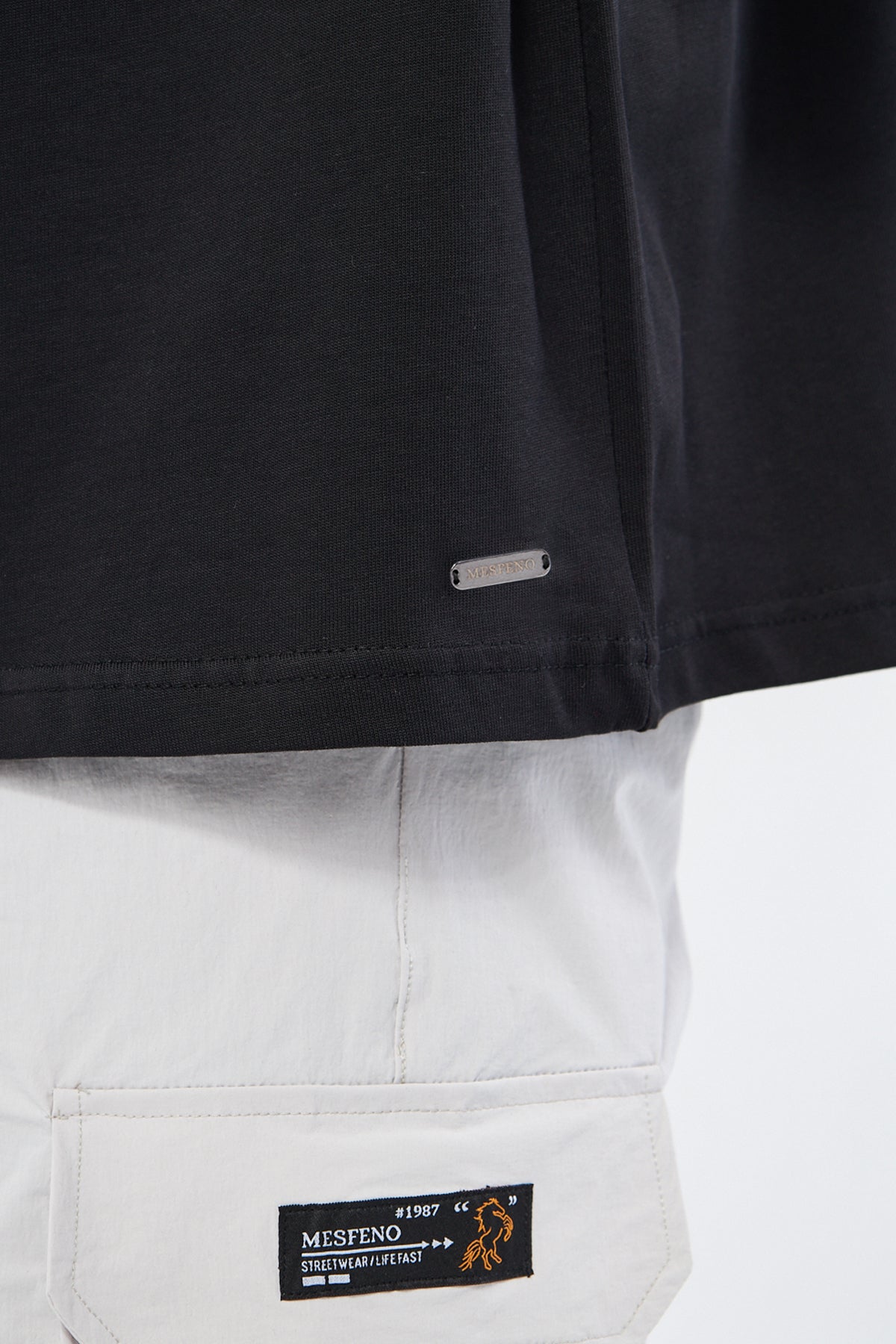 Mesfeno Men’s Basic Oversized Cotton Crew Neck Heavyweight T-Shirt
