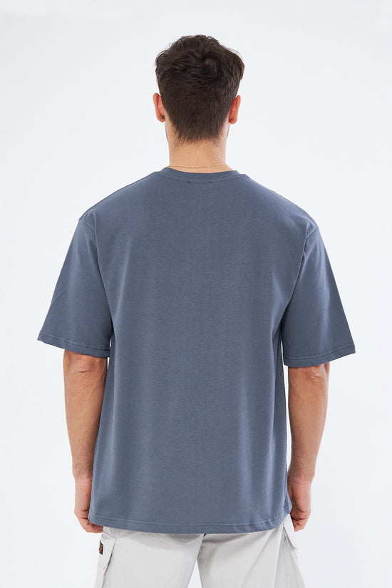 Mesfeno Men’s Basic Oversized Cotton Crew Neck Heavyweight T-Shirt