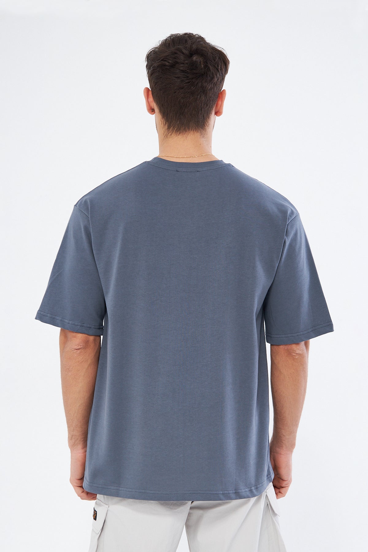 Mesfeno Men’s Basic Oversized Cotton Crew Neck Heavyweight T-Shirt