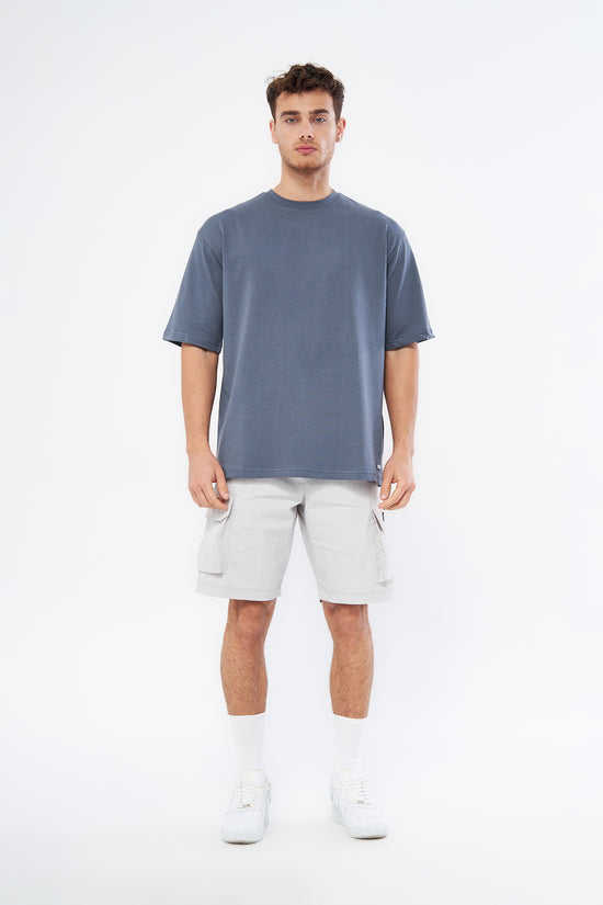 Mesfeno Men’s Basic Oversized Cotton Crew Neck Heavyweight T-Shirt