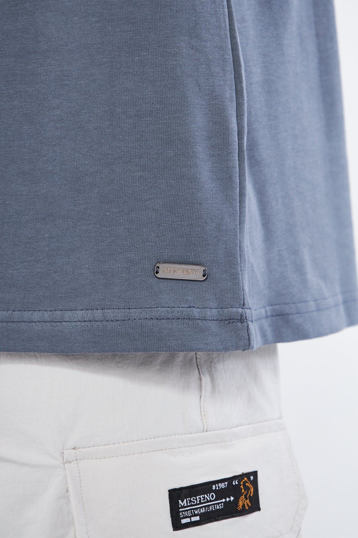Mesfeno Men’s Basic Oversized Cotton Crew Neck Heavyweight T-Shirt
