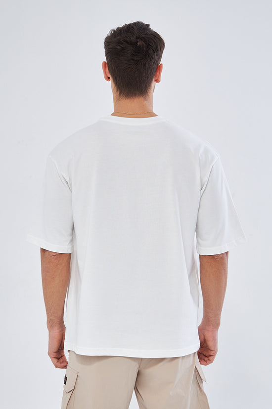 Mesfeno Men’s Basic Oversized Cotton Crew Neck Heavyweight T-Shirt