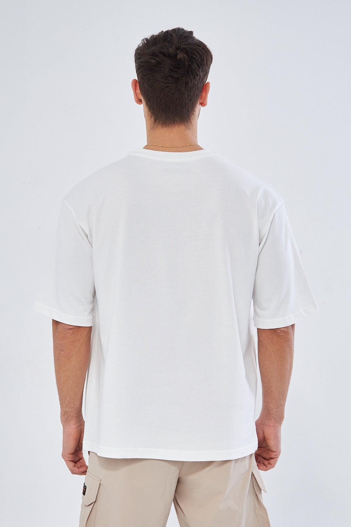 Mesfeno Men’s Basic Oversized Cotton Crew Neck Heavyweight T-Shirt