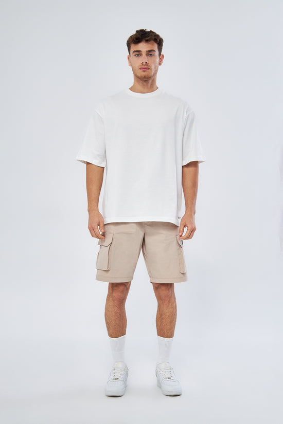 Mesfeno Men’s Basic Oversized Cotton Crew Neck Heavyweight T-Shirt